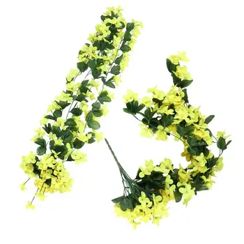 

2pcs Wedding Party Artificial Flowers Home Decor Decorations Plastic Violet Flower Violet Flower Plastic Plant For Home Office