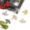 10pcs Filigree flower leaf Wraps Metal Charms For Embellishment Scrapbook DIY Jewelry Metal Craft Wraps ear accessories ► Photo 3/6