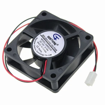

10Pcs Gdstime DC 12V 6cm 60mm 60 x 60 x 20mm 6020 Brushless Computer Exhaust Cooling Cooler Fan 2Pin-2510 Connector