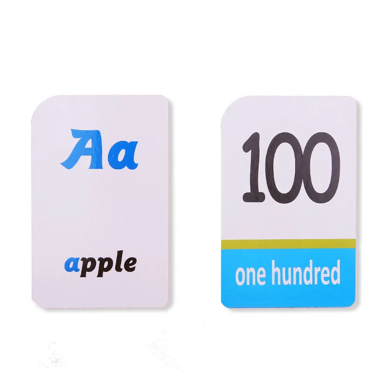 

36pcs/set Children Cognitive Cards learning Fun Letter Number English Flash Card Early Educational Toy For Baby Training Cards