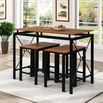 

Dining table with four chairs set