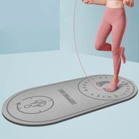 TPE Jump Rope Yoga Mat Fitness Exercises Mats Home Skipping Buffer Pad Non-Slip Sports Workout Cushion Floor Mat Gym
