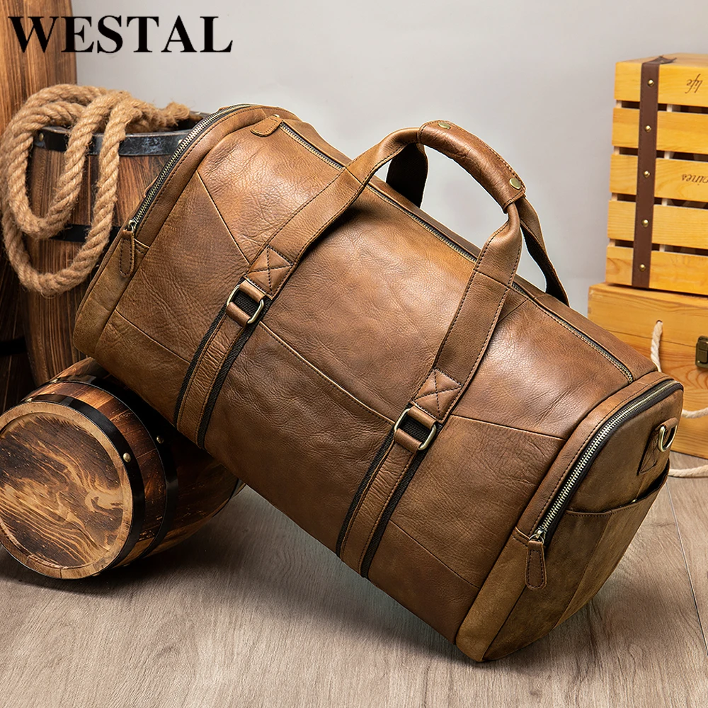 Weekend-Bag Duffle-Bag Luggage Mens Business Vingate WESTAL