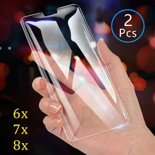 Funda en Honor 8x 7x 6x vidrio protector para Huawei honer 8 7 6 x x8 x7 x6 Vidrio Templado protector de pantalla completo de seguridad para teléfono(China)