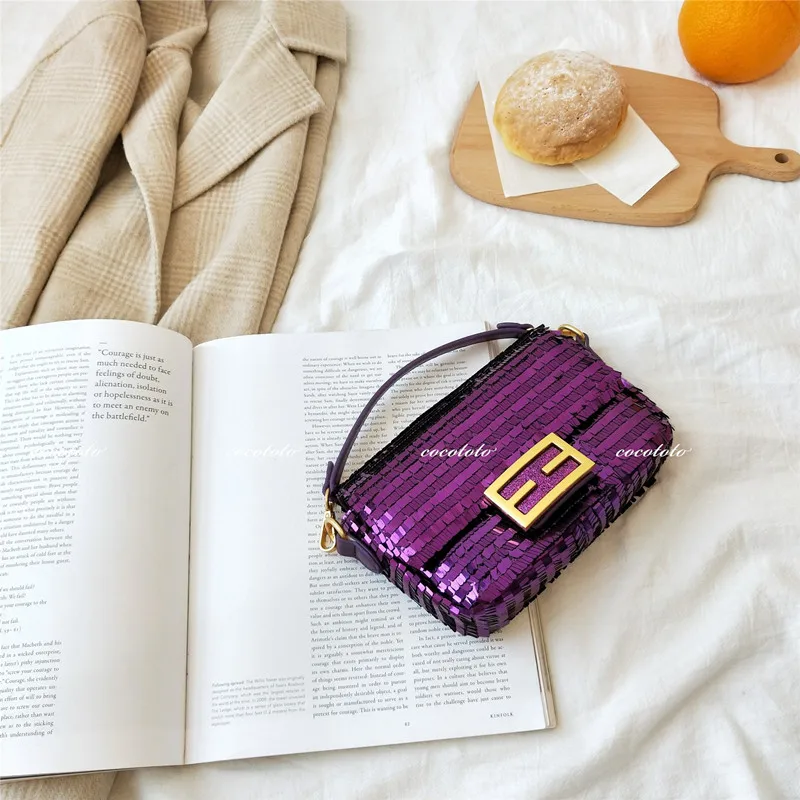Женская сумка-мессенджер из бисера, модная Ретро винтажная мини-сумка через плечо на цепочке, фиолетовая, черная, Прямая поставка