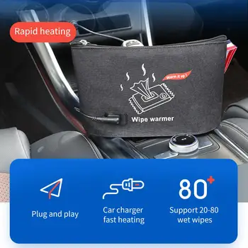 

Portable Heating Bag Car Wipes Heater Warmer Baby Wipes Thermostat Outdoor Breast Milk Pack Baby Bottle Bag Feeding Bottle