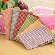 6 шт./компл. хлопчатобумажной ткани лоскутное шитье ткань Ассорти квадратов нарезана так, чтобы вы смогли Стёганое одеяло четверти Комплект для DIY ручной работы крафт кукла