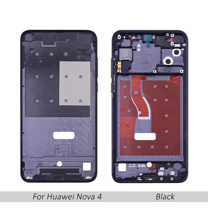 Для huawei P20 mate 20 Pro Nova 3 4 средняя рамка задняя крышка корпуса Запчасти для huawei Honor V20 9i