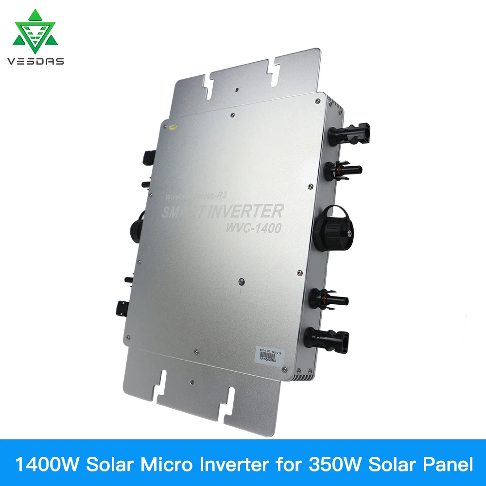 IP65 водонепроницаемый MPPT 1400 W Сетка Tie Micro Инвертор 22 50 V постоянного тока до 110 V/220