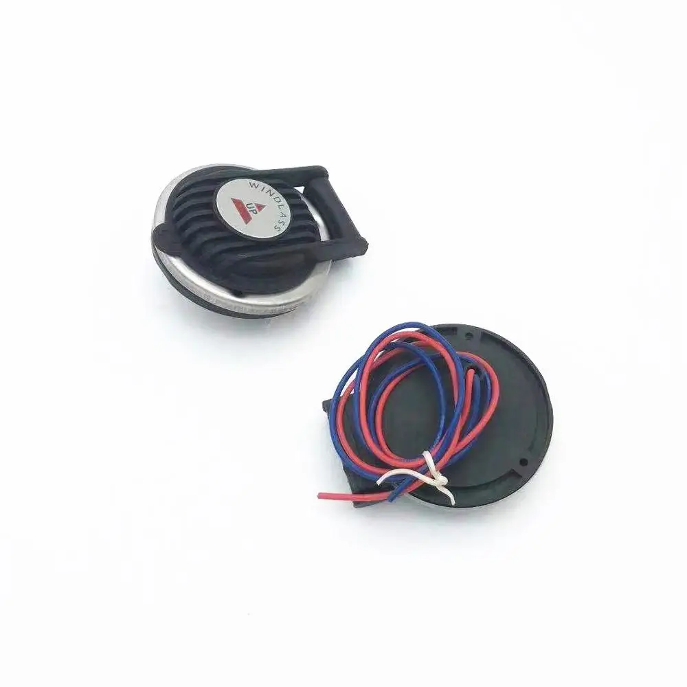 1 Pair anchor winch Contains 1 up and down for Boat Marine Windlass Foot Switch 12V or 24V Black ABS