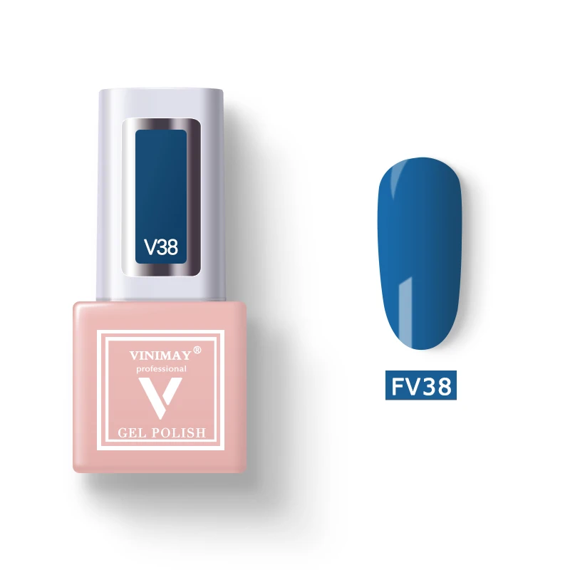 VINIMAY 60 Цветной Гель-лак для ногтей vernis полуперманентный УФ-гель лак-праймер впитывающий Гель-лак для ногтей Полировочный Гель для маникюра - Цвет: FV38