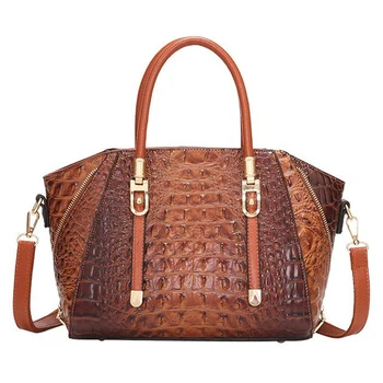 

Fashion Crocodile Tote Bags Handbags Women Famous Brands PU Leather Crossbody Bags for Women 2020 Winter Shopping Shoulder Bag