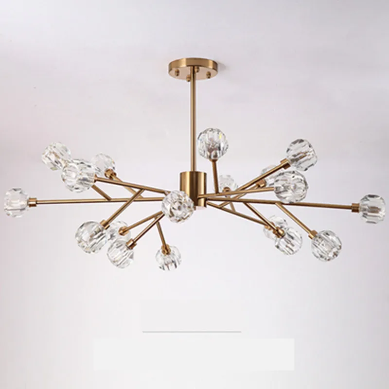 

Modern crystal led chandeliers ceiling for living room bedroom dining room G9 led lamp lustres de cristal lighting fixtures