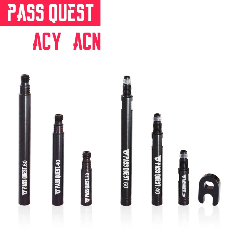 

PASS QUEST Road bicycle bike wheels 20mm 40mm 60mm French valve Removable extender Presta Valve Tire Extender Cap Core Adapter