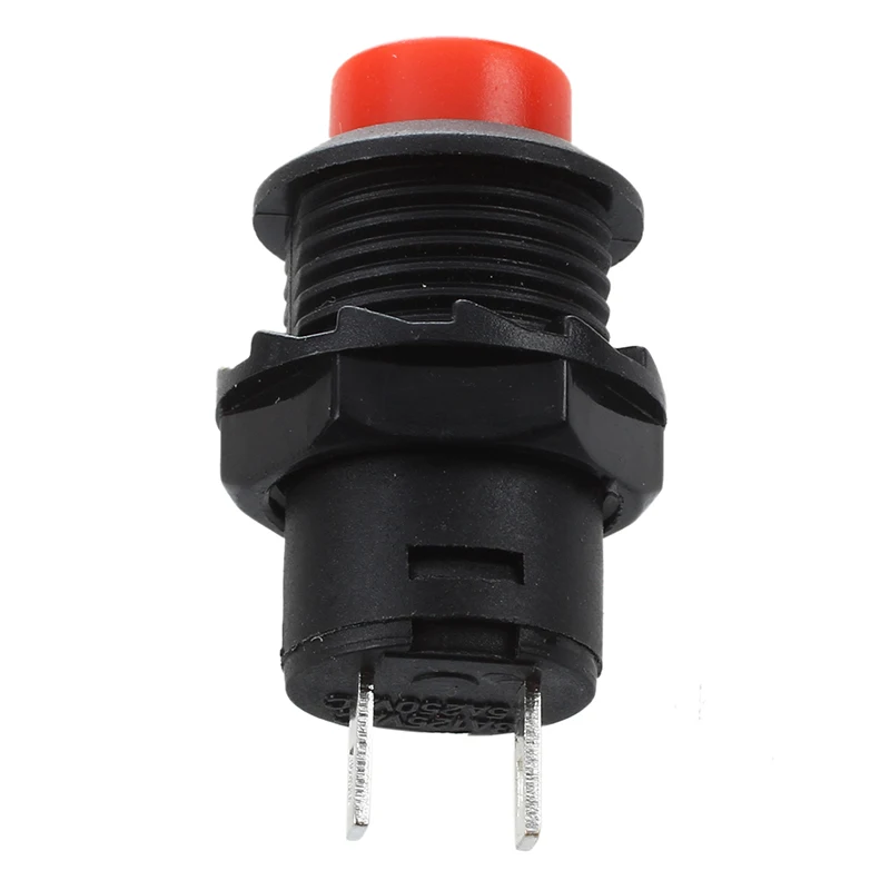 5 шт 3A/125VAC 1.5A/250VAC фиксирующий Красный кнопочный переключатель вкл/выкл |