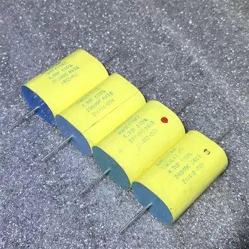 

Early Stage 4.7uf200vdc475k Old Kuanqing Head Frequency Division Electrodeless Capacitance Electrolytic capacitor