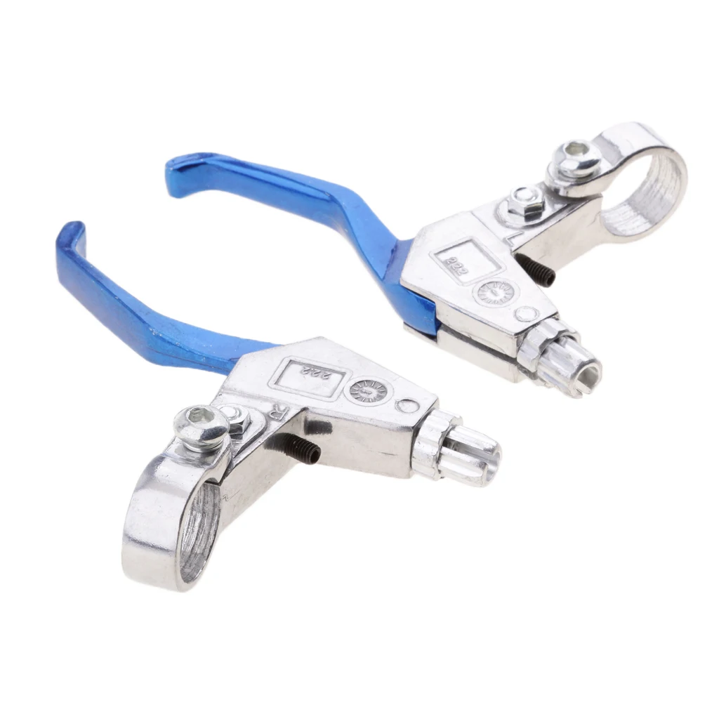 

Hand Brake Levers Set for 49cc Engine 2 Stroke Mini Pocket Bike - Blue