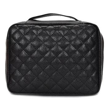 

Inside Outside Waterproof Large Capacity Wash Bag Sewing Thread Diamond Lattice Solid Women Cosmetic Bag Business Trip Travel