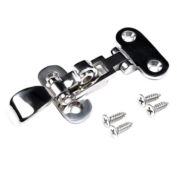 

Boat Lockable Hold Down Clamp Latch Anti-Rattle Safety Hasp Catch Lockable Carp Marine Hardware Stainless Steel W/Screws