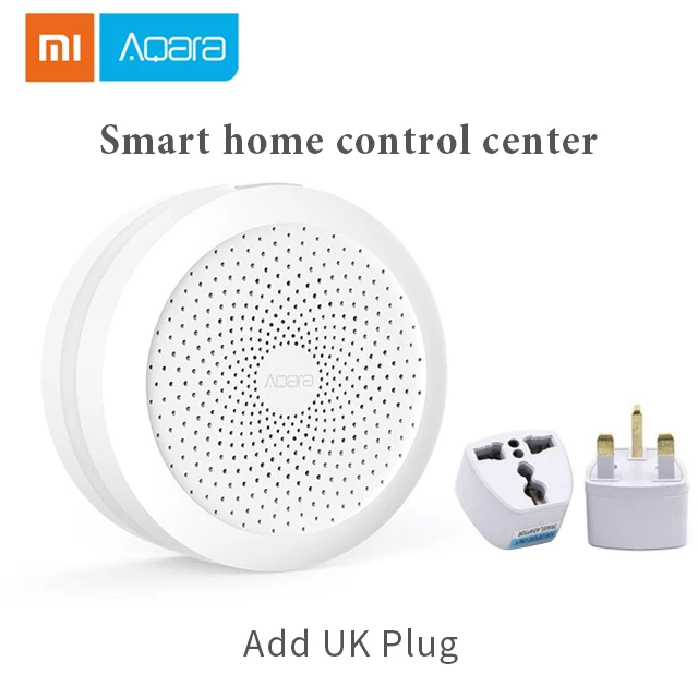 Xiaomi Aqara Hub Smart Home Gateway 2 с RGB светодиодный ночной Светильник для работы с Apple Homekit/xiaomi smart home International Edition - Цвет: Aqara Hub UK