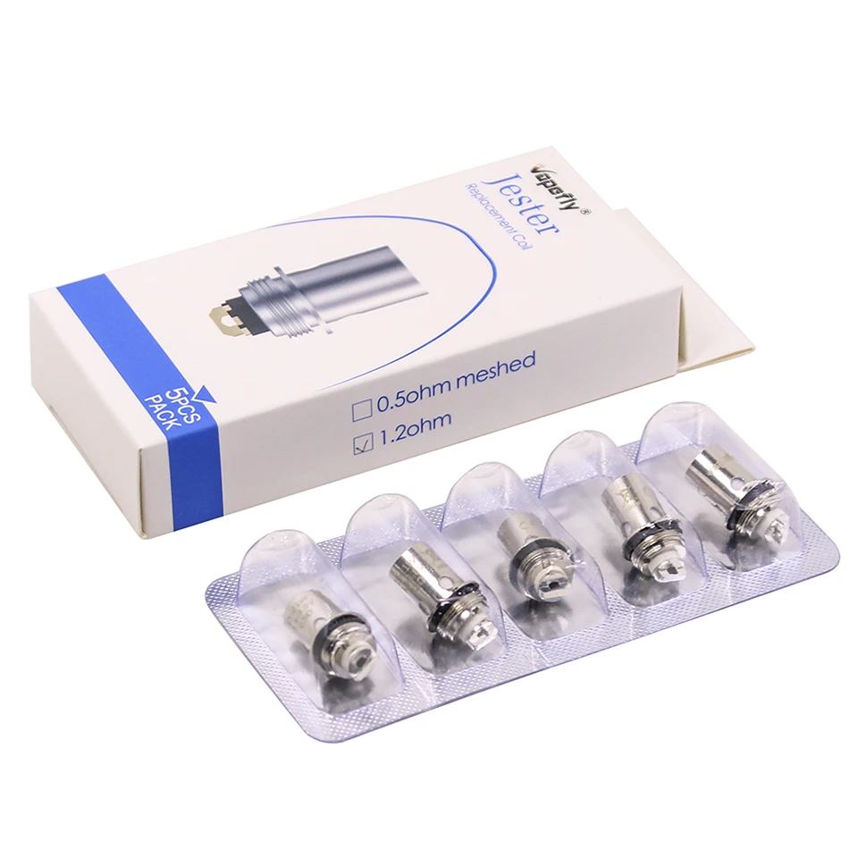 vape pod Original Vapefly Jester Mesh Coil Head 0.5ohm Mesh 1.2ohm regular coil for Vapefly Jester Pod Meshed kit accessories (7)