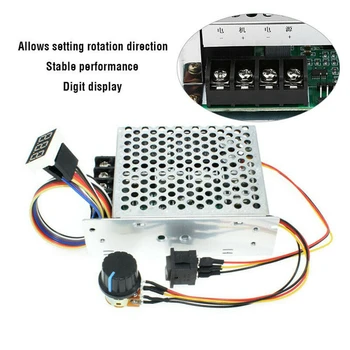 

DC10-55V 60A 5000W Reversible DC Motor Speed Controller PWM Control Soft Start