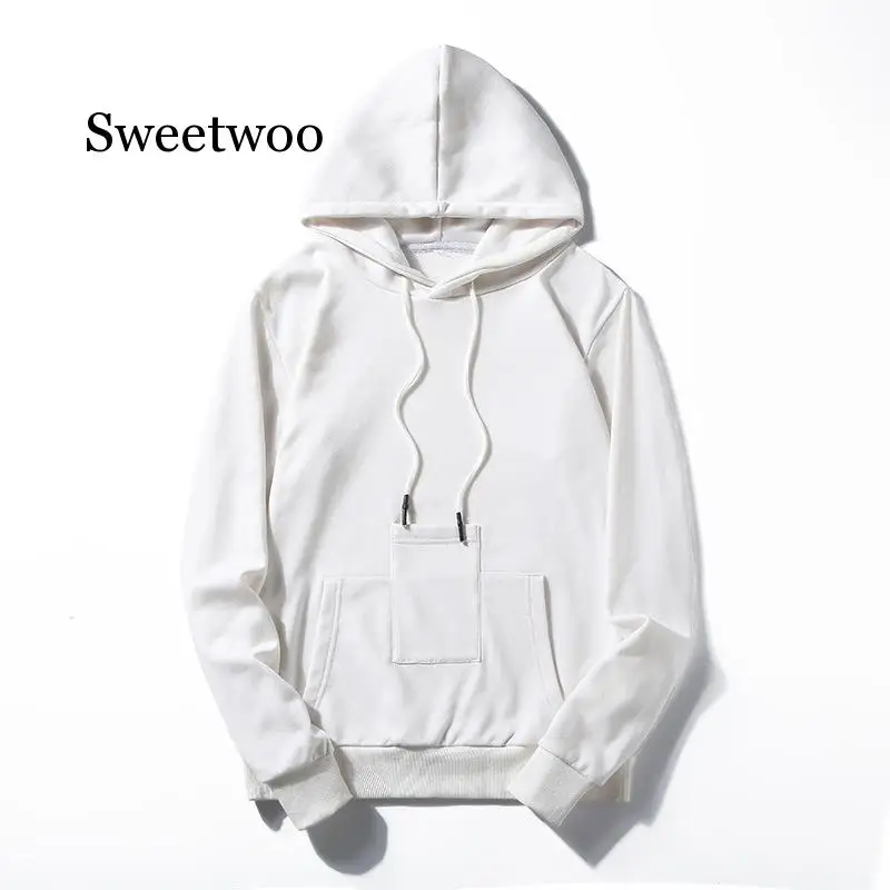 

new Quality Brand Men Solid Hoodie 2020 Spring Autumn Male Hip Hop Streetwear Men Pullover Loose Sweatshirts Hoodies Mens