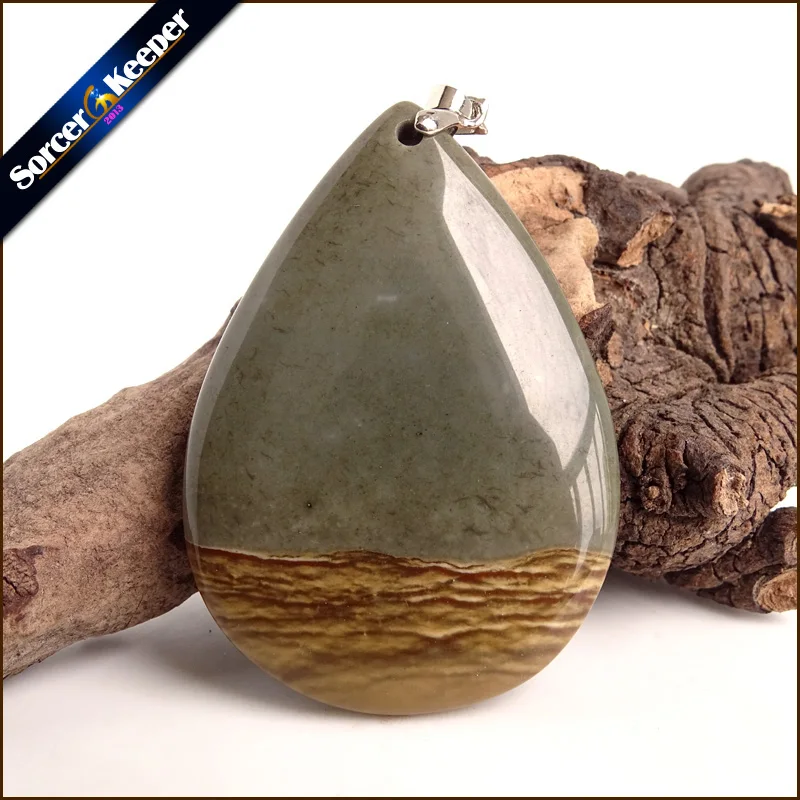 

Fashion Water Drop Natural Picasso Jaspers Pendant Beads Diy Semiprecious Gem Stone Jewelry Necklace Jewelry Making ZS676