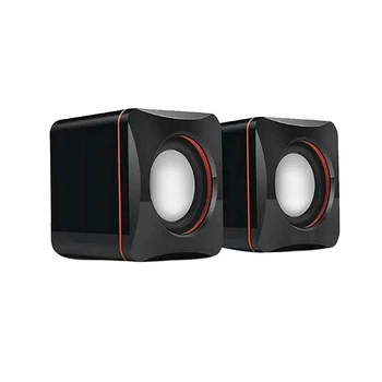 

Portable Computer Speakers USB Powered Desktop Mini Speaker Bass Sound Music Player System Wired Small Speaker