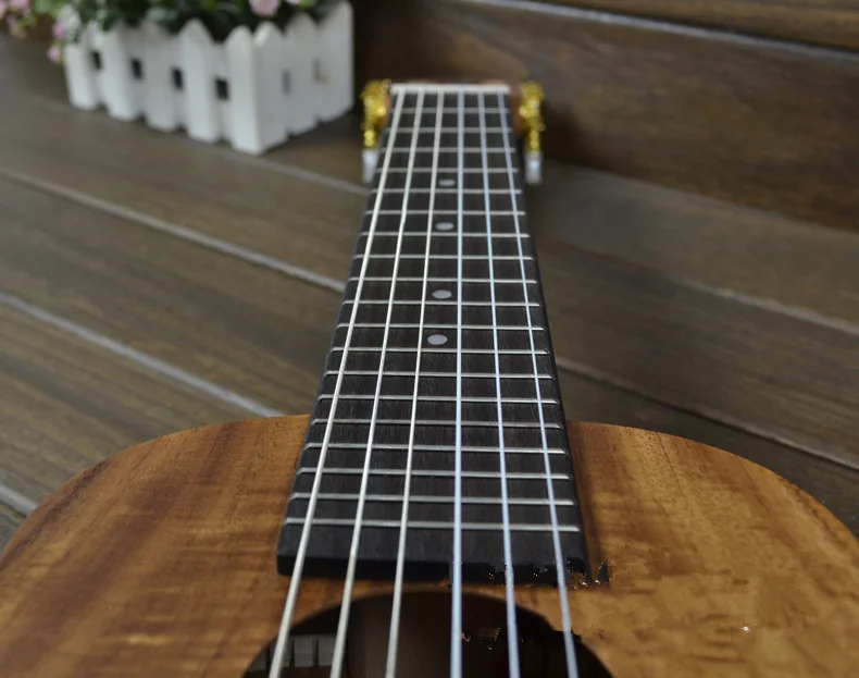 Акустическая Guitalele укулеле 28 дюймов Гавайская мини гитара 6 струн Ukelele Guitarra красное дерево Акация пицеа асперата Акация Уке