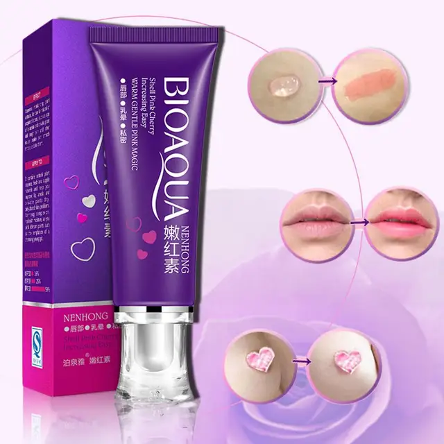 BIOAQUA Girl Private Parts Underarm Armpit Whitening Gel Lips Whitening Areola Labia Nipple Tender Pink Body