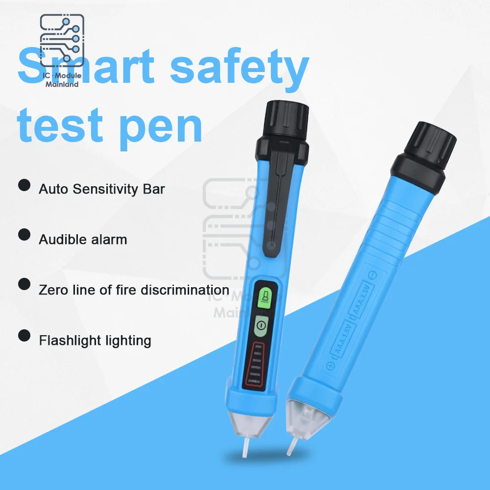 

Socket voltage check Pen Sensor Tester Smart Non-contact voltage detector pen test pencil Alarm meter