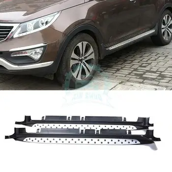 

Side step fit for KIA Sportage R 2010-2016 Running Board Nerf Bar Protector Car accessories Car modification