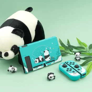 

Geekshare Cute Panda Shell Hard Cover Case Cartoon Protective Shell Back Girp Shell For Nintendo Switch Skin