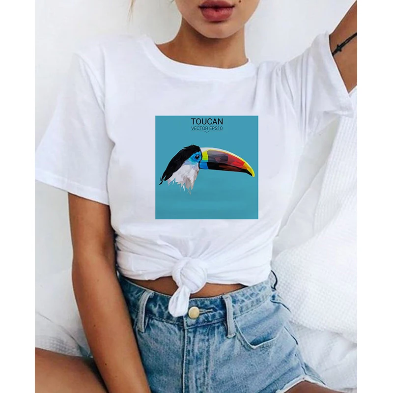 

90s Graphic Rock Top Tees Female Animated bigbeak T Shirt Women Harajuku Vintage T-shirt Fashion Queen Tshirt