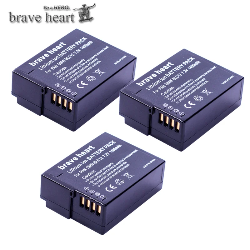 5 шт. DMW-BLC12 ДМВ BLC12 DMWBLC12 Батарея для цифрового фотоаппарата Panasonic DMW-BLC12E DMW-BLC12PP FZ200 FZ1000 DMC-G5 DMC-G6 GH2 V-LUX4 G5 - Цвет: 3battery