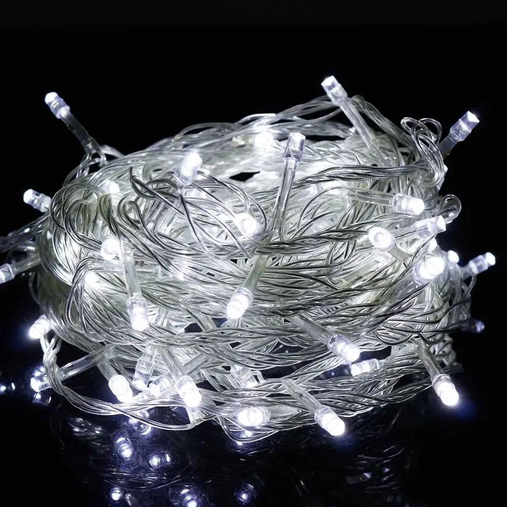 

10m RGB LED Christmas String Lights 100 LEDs IP65 Xmas Home Indoor Outdoor Decor New Year LED Diode Garaland Fairy String Lights