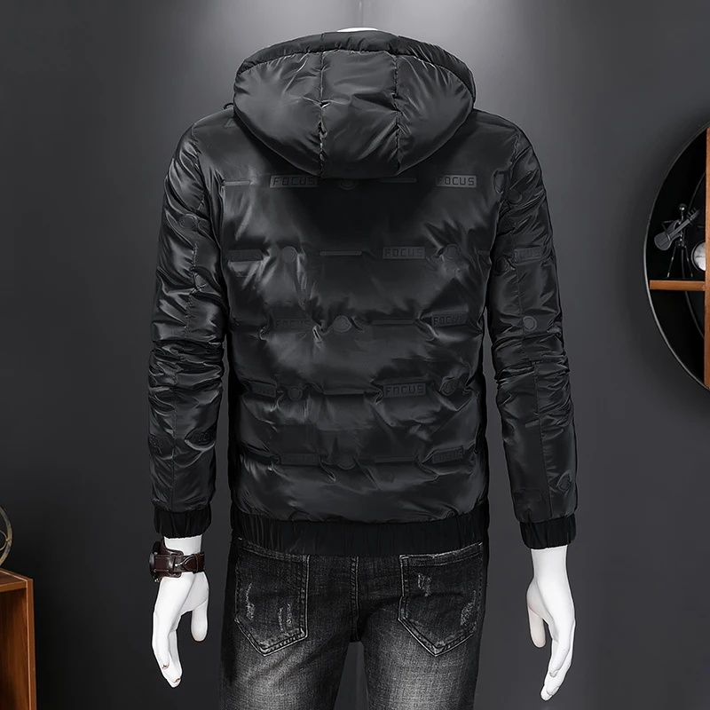 waterproof puffer jacket 2021 new winter men's warm down jacket high quality coat with fur collar brand male clothing Jacket Coat Male Winter Windbreaker long puffa coat