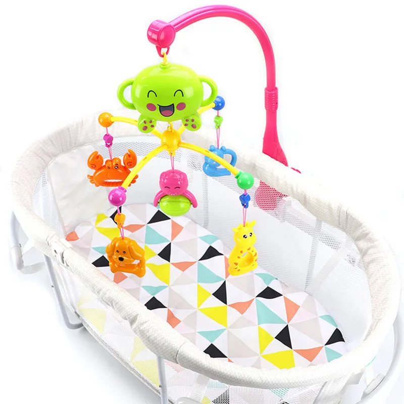 Детские игрушки кровать колокольчик кроватки мобильные, музыкальные животные мультфильм Младенческая обучающая игрушка погремушка zabawki dla niemowlaka#4AA6