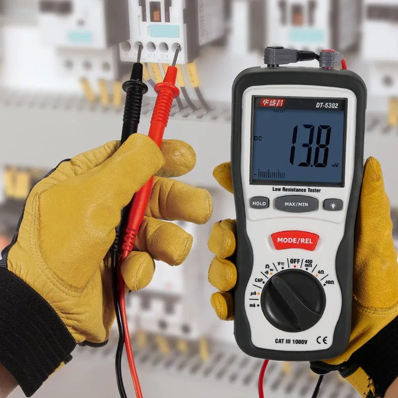 DT-5302 low Resistance tester Professional grounding resistance tester