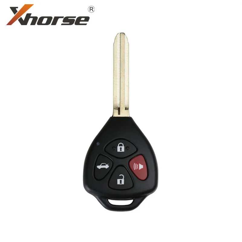 Xhorse для Toyota стиль плоский 4 кнопки проводной универсальный дистанционный ключ
