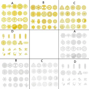 

20Pcs Copper Orgonite Sticker Tree Life Energy Tower Pyramid Epoxy Resin Crafts L4ME