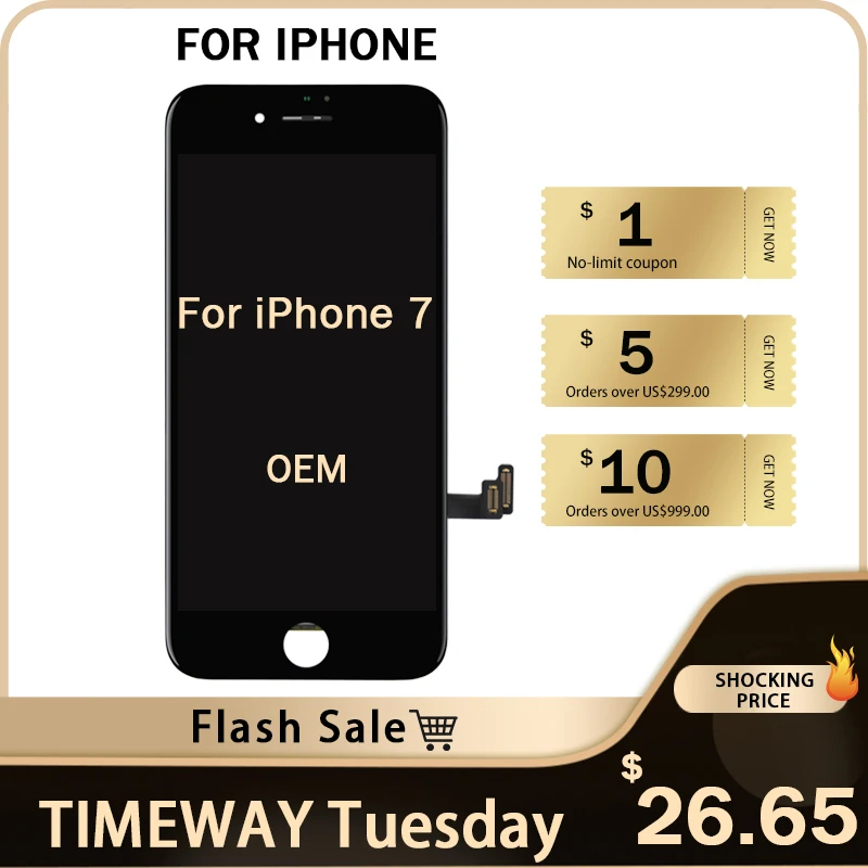 

Premium ESR Display For iPhone 7 7G LCD Screen No Dead Pixel With 3D Touch Screen Digitizer Assembly For iPhone LCD Tianma OEM