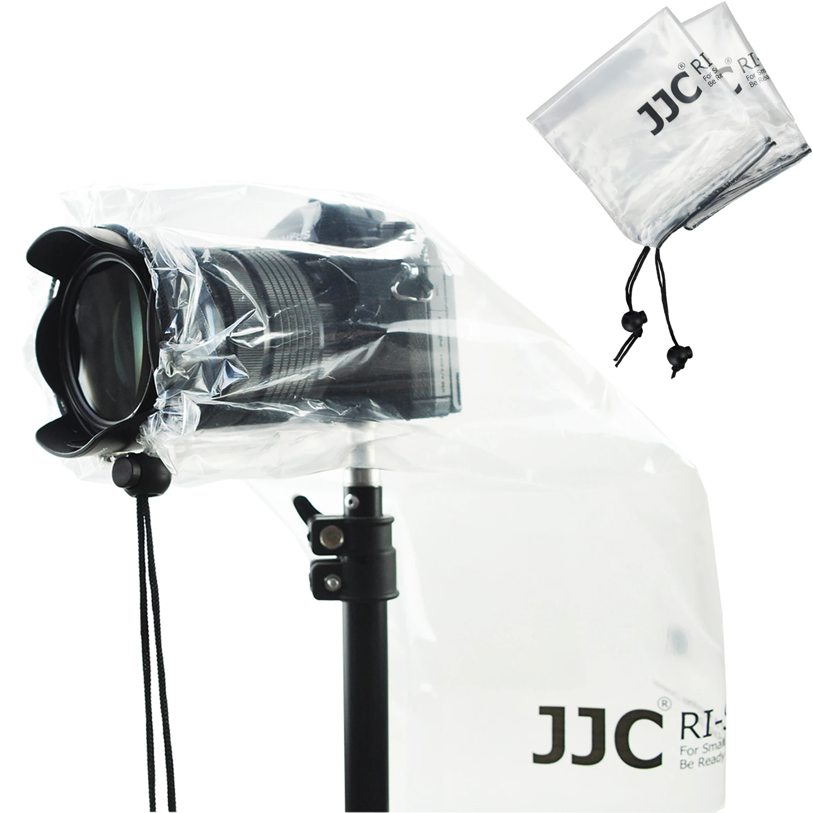 Jjc 2pcs Camera Raincoat Rain Cover For Canon Nikon Sony Fuji Dslr Slr
