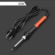 

Internal Heating Electric 35/50/60/W Triangle Plug Silicone Sleeve Soldering Iron Tool Soldering Pen High-current Cables Work