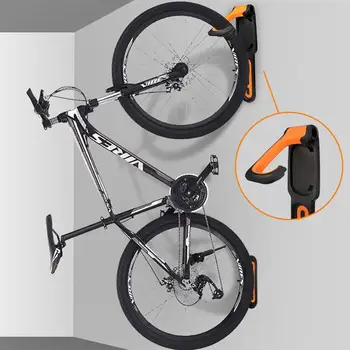 

Bike Wall Hook Holder Stand Heavy Duty Bicycle Wall Mounted Storage Stand Wall Mount Bike Hanger Wall Mount for Garage Shed
