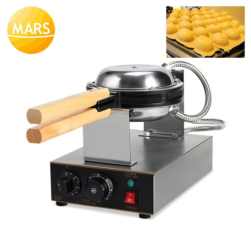 Commercial Egg Bubble Waffle Maker Eggettes Puff Cake Iron Maker