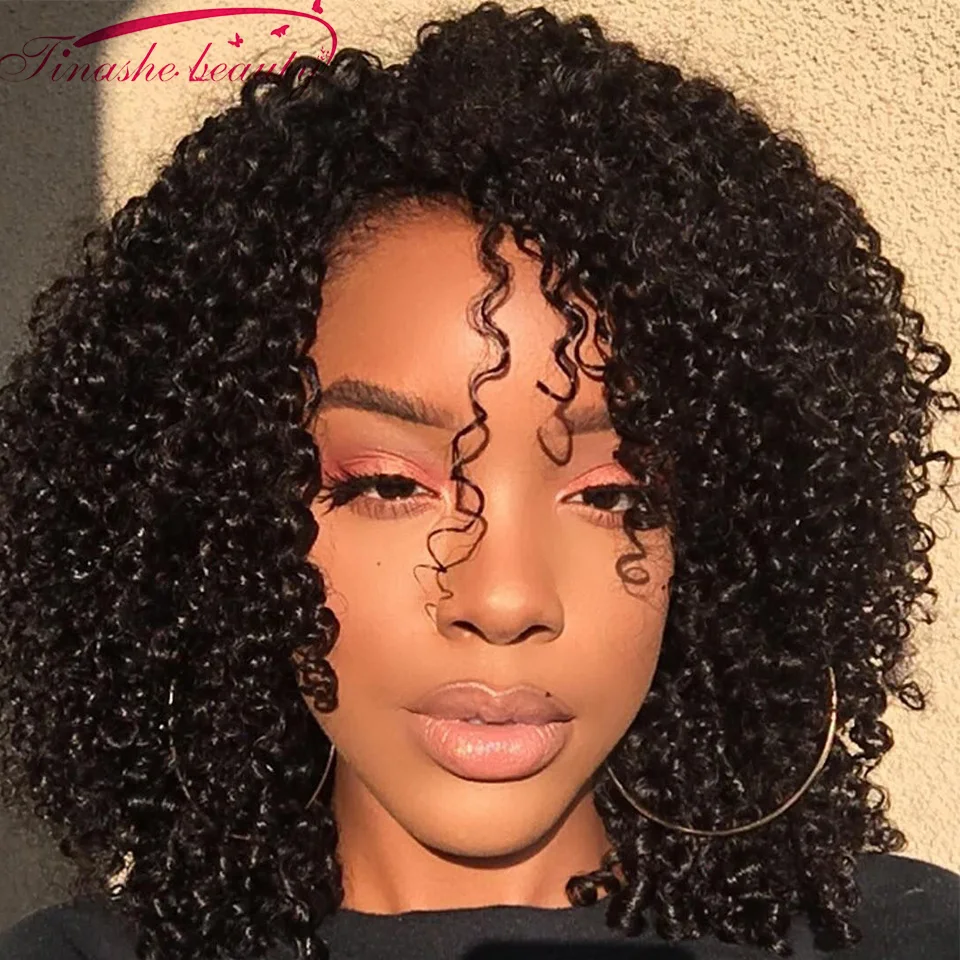 Tinashe Beauty кудрявые человеческие волосы на заколках для наращивания черных женщин
