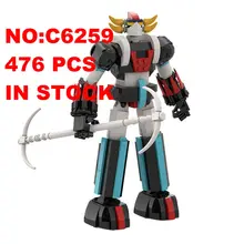 

New MOC God of War Gulantaisha Mecha Robot Machine Creative Building Block Bricks Model Kid Toy Boy DIY Best Birthday Gift C6259