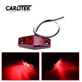 

CARLitek RED side lights 10-30V Truck Lamp Outline Trailer Camion Lorry Outside Lighting Side Bulb Led Side Marker Light